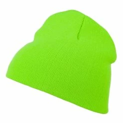 Neon Acrylic MG Short Beanie 26 Neon Acrylic MG Short Beanie -Adams Shop nm001ps green 5