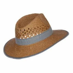 Hatiya Denim Band Straw Panama Hat 19 Hatiya Denim Band Straw Panama Hat -Adams Shop nm002pe natural 3