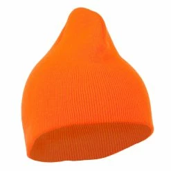 Neon Acrylic MG Short Beanie 30 Neon Acrylic MG Short Beanie -Adams Shop nm002ps orange 4