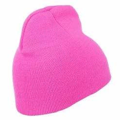 Neon Acrylic MG Short Beanie 34 Neon Acrylic MG Short Beanie -Adams Shop nm003ps pink 3