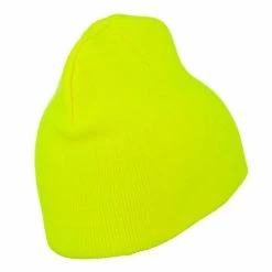 Neon Acrylic MG Short Beanie 39 Neon Acrylic MG Short Beanie -Adams Shop nm004ps yellow 3