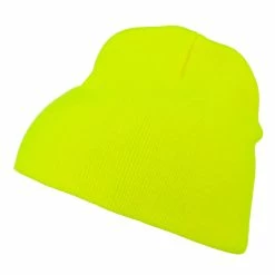 Neon Acrylic MG Short Beanie 41 Neon Acrylic MG Short Beanie -Adams Shop nm004ps yellow 5
