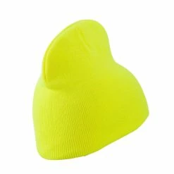 Decky Neon Acrylic Short Beanie 39 Decky Neon Acrylic Short Beanie -Adams Shop nn004ps yellow 3