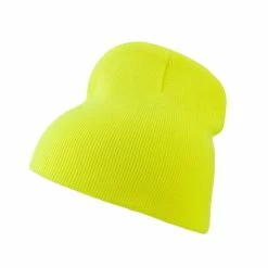 Decky Neon Acrylic Short Beanie 41 Decky Neon Acrylic Short Beanie -Adams Shop nn004ps yellow 5