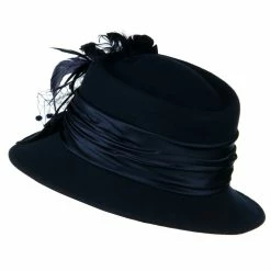 Something Special Wool Felt Hat With Net Ribbon 26 Something Special Wool Felt Hat With Net Ribbon -Adams Shop nr001fp 2