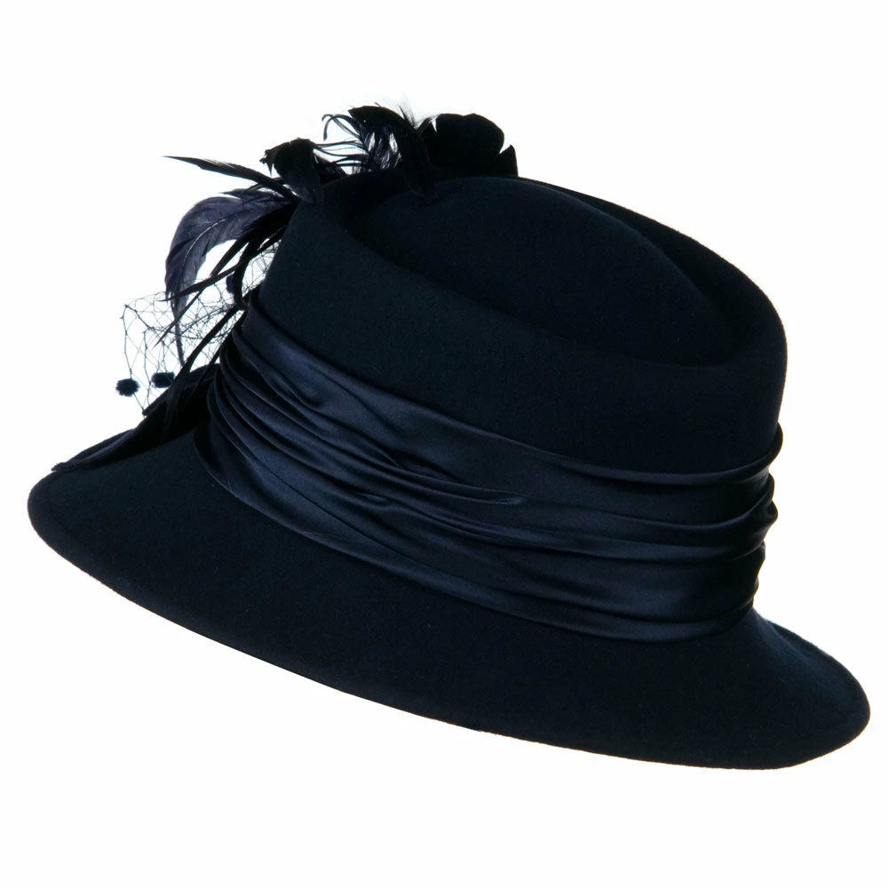 Something Special Wool Felt Hat With Net Ribbon 7 Something Special Wool Felt Hat With Net Ribbon - Image 5