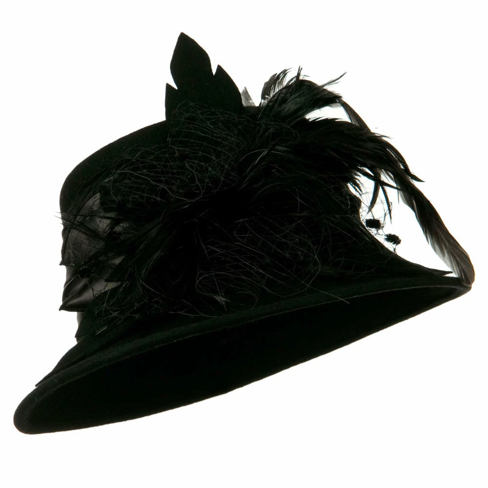 Something Special Wool Felt Hat With Net Ribbon 9 Something Special Wool Felt Hat With Net Ribbon - Image 7