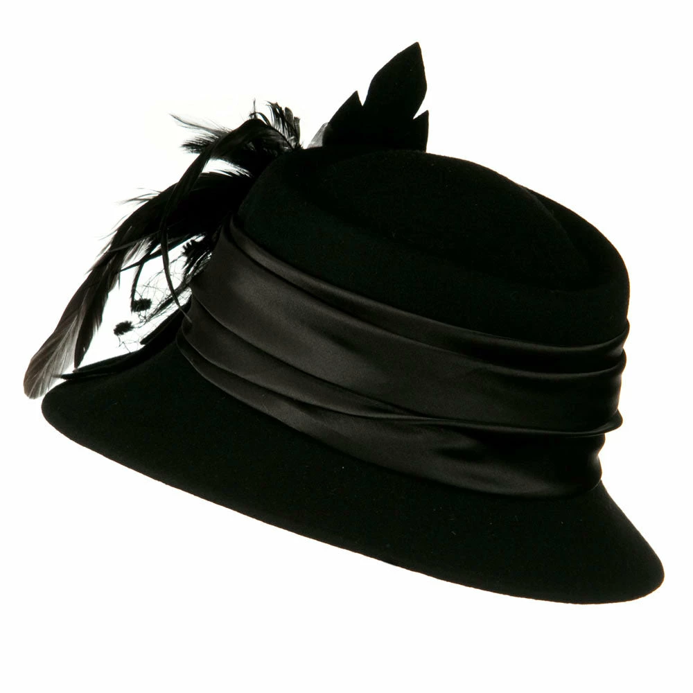 Something Special Wool Felt Hat With Net Ribbon 11 Something Special Wool Felt Hat With Net Ribbon - Image 9