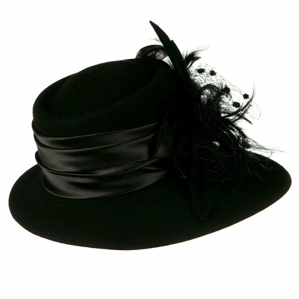Something Special Wool Felt Hat With Net Ribbon 12 Something Special Wool Felt Hat With Net Ribbon - Image 10