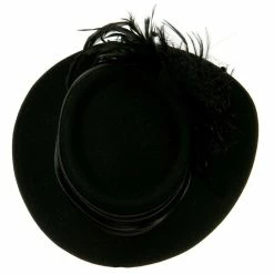Something Special Wool Felt Hat With Net Ribbon 29 Something Special Wool Felt Hat With Net Ribbon -Adams Shop nr002fp 5