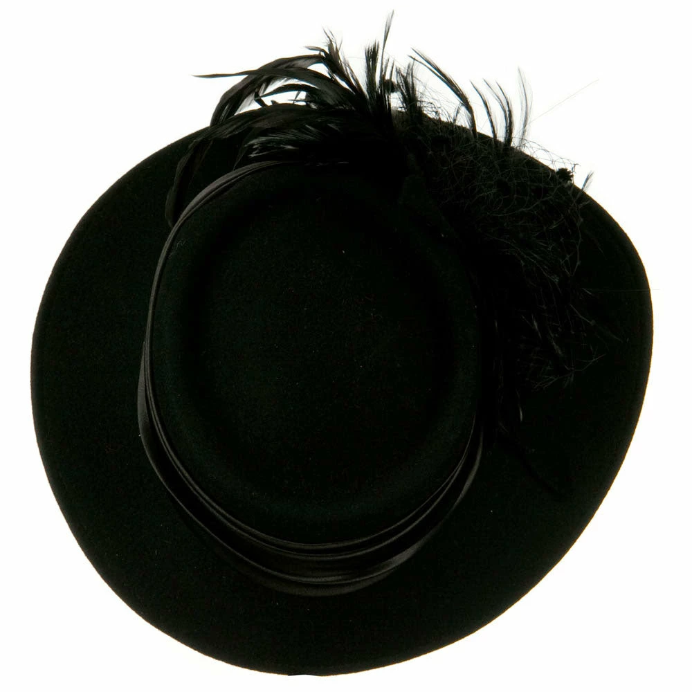 Something Special Wool Felt Hat With Net Ribbon 10 Something Special Wool Felt Hat With Net Ribbon - Image 8