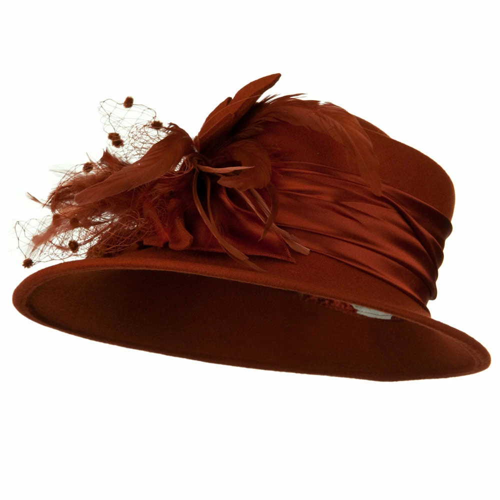 Something Special Wool Felt Hat With Net Ribbon 18 Something Special Wool Felt Hat With Net Ribbon - Image 16