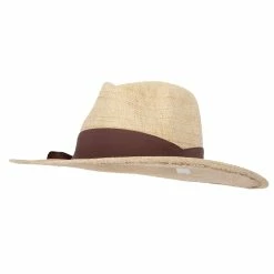 Jeanne Simmons Women's Paper Braid Bow Ribbon Accented Large Flat Brim Fedora Hat 17 Jeanne Simmons Women's Paper Braid Bow Ribbon Accented Large Flat Brim Fedora Hat -Adams Shop ob002sf taupe ivory 1