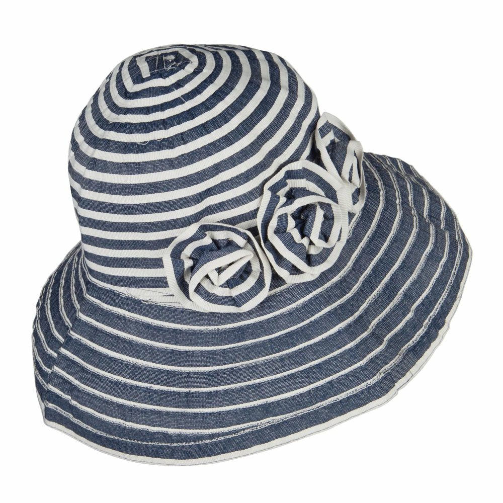 Jeanne Simmons Crushable Lady's Rose Accent Bucket Hat 5 Jeanne Simmons Crushable Lady's Rose Accent Bucket Hat - Image 3