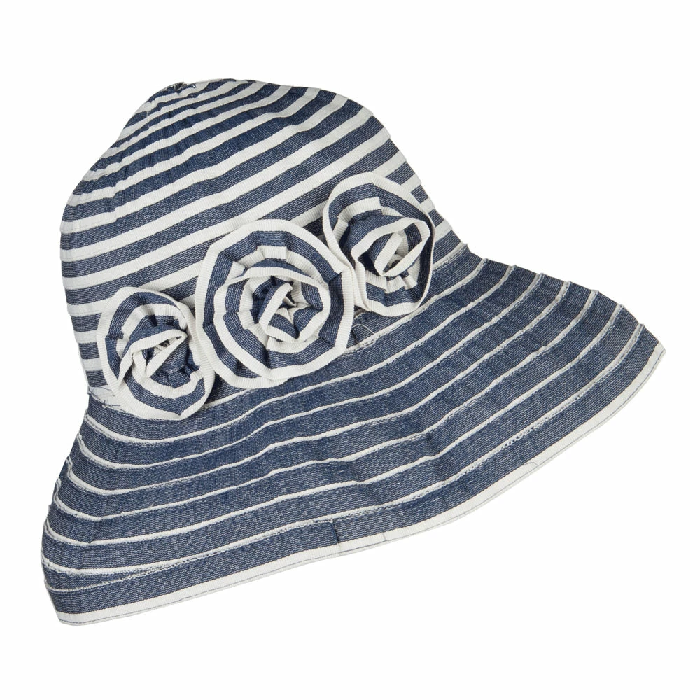Jeanne Simmons Crushable Lady's Rose Accent Bucket Hat 7 Jeanne Simmons Crushable Lady's Rose Accent Bucket Hat - Image 5