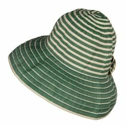 Jeanne Simmons Crushable Lady's Rose Accent Bucket Hat 23 Jeanne Simmons Crushable Lady's Rose Accent Bucket Hat -Adams Shop oe002cr green cream 2 1