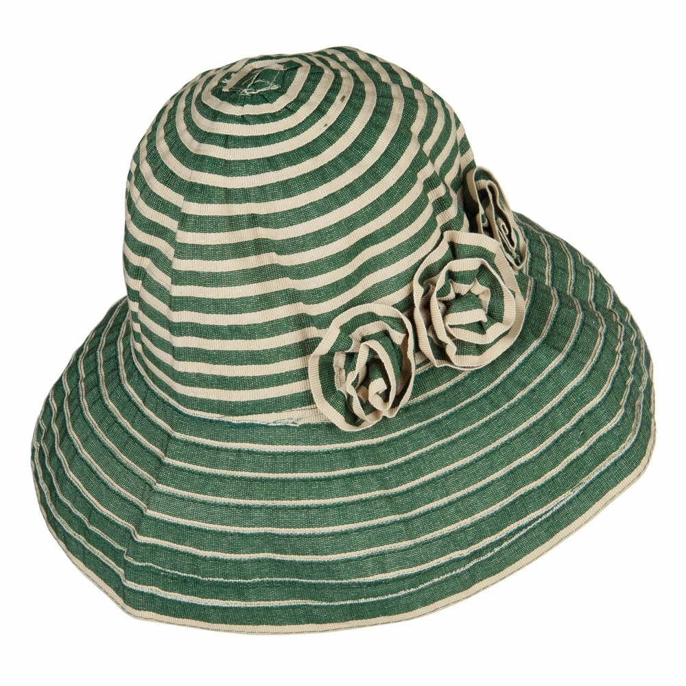 Jeanne Simmons Crushable Lady's Rose Accent Bucket Hat 10 Jeanne Simmons Crushable Lady's Rose Accent Bucket Hat - Image 8
