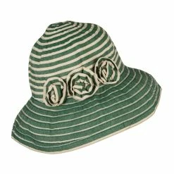 Jeanne Simmons Crushable Lady's Rose Accent Bucket Hat 26 Jeanne Simmons Crushable Lady's Rose Accent Bucket Hat -Adams Shop oe002cr green cream 5