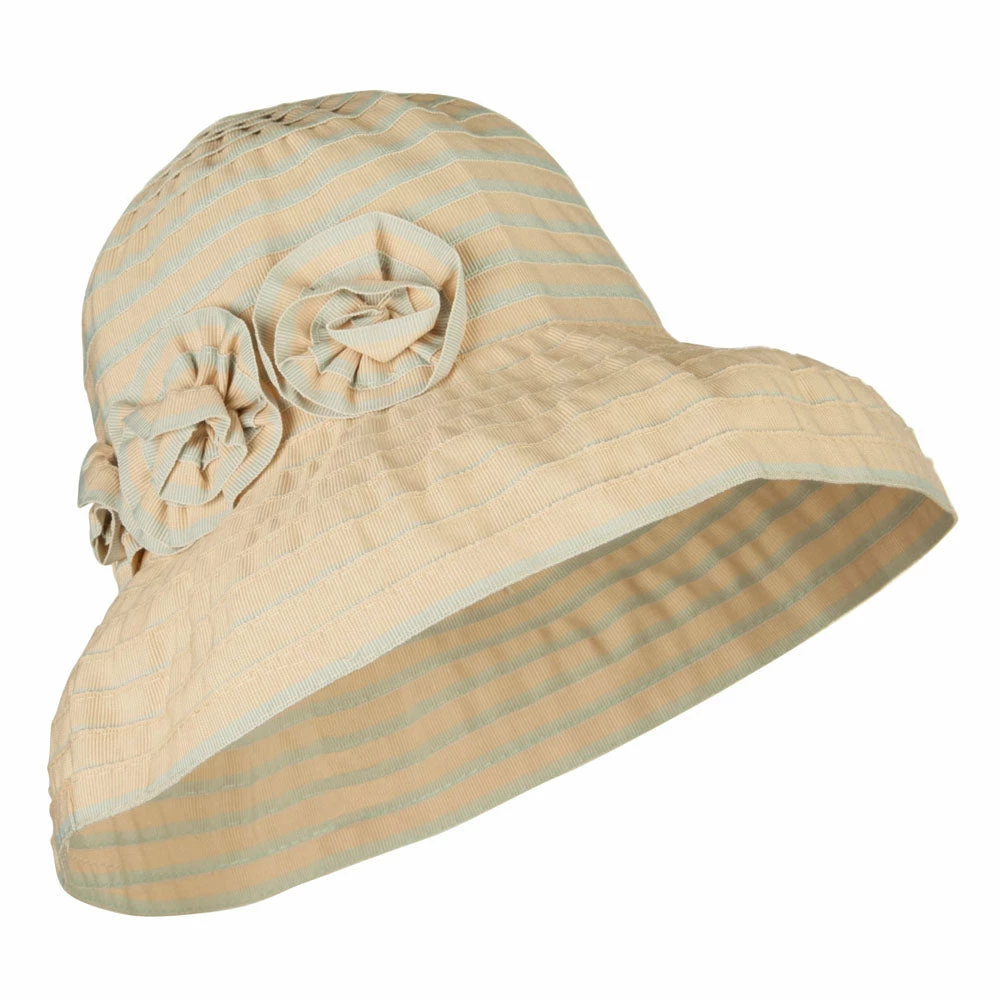 Jeanne Simmons Crushable Lady's Rose Accent Bucket Hat 16 Jeanne Simmons Crushable Lady's Rose Accent Bucket Hat - Image 14