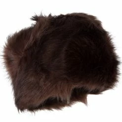 Jeanne Simmons Women's Polyester Fleece Lining Faux Fur Bucket Hat -Adams Shop oo002bh dk brown 4 1