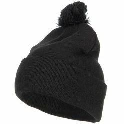 MG Pom Acrylic Cuff Long Beanie
