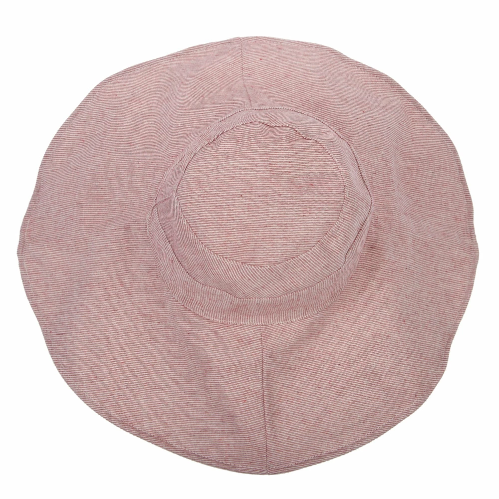 Jeanne Simmons Women's Pinstripe 5 Inch Reversible Brim Cotton Dressy Hat 12 Jeanne Simmons Women's Pinstripe 5 Inch Reversible Brim Cotton Dressy Hat - Image 10