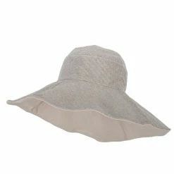 Jeanne Simmons Women's Pinstripe 5 Inch Reversible Brim Cotton Dressy Hat 27 Jeanne Simmons Women's Pinstripe 5 Inch Reversible Brim Cotton Dressy Hat -Adams Shop op003fw taupe 1