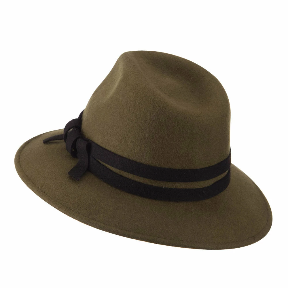 Jeanne Simmons Women's Double Tie Accent Outback Felt Hat 4 Jeanne Simmons Women's Double Tie Accent Outback Felt Hat - Image 2