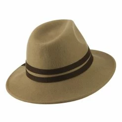 Jeanne Simmons Women's Double Tie Accent Outback Felt Hat 29 Jeanne Simmons Women's Double Tie Accent Outback Felt Hat -Adams Shop ou002cf brown 3