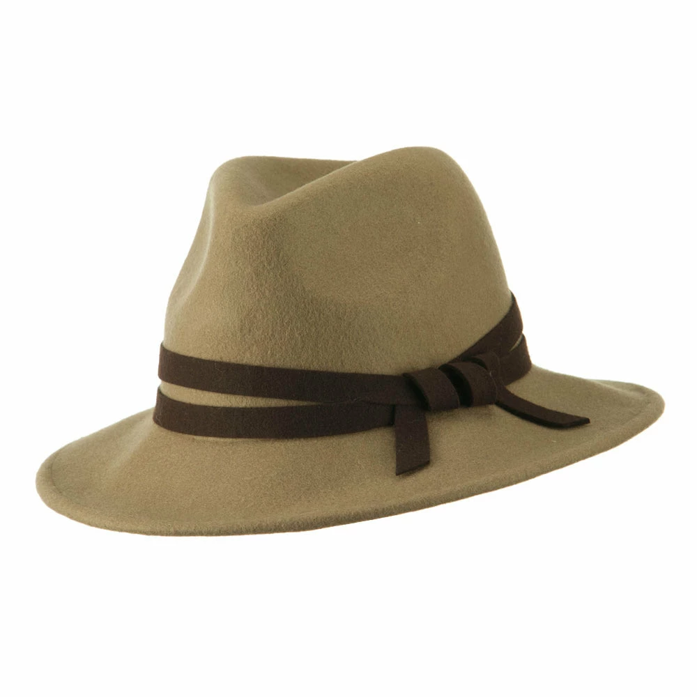 Jeanne Simmons Women's Double Tie Accent Outback Felt Hat 17 Jeanne Simmons Women's Double Tie Accent Outback Felt Hat - Image 15