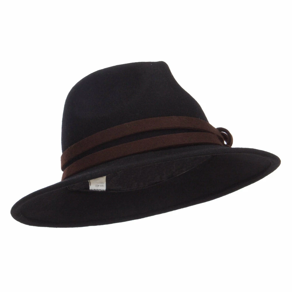 Jeanne Simmons Women's Double Tie Accent Outback Felt Hat 11 Jeanne Simmons Women's Double Tie Accent Outback Felt Hat - Image 9