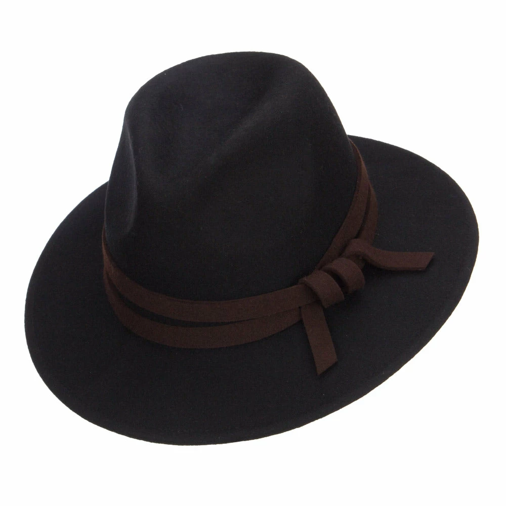 Jeanne Simmons Women's Double Tie Accent Outback Felt Hat 12 Jeanne Simmons Women's Double Tie Accent Outback Felt Hat - Image 10
