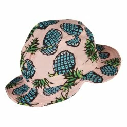 Jeanne Simmons Women's Pineapple Bucket Hat -Adams Shop pa002bh pink 3