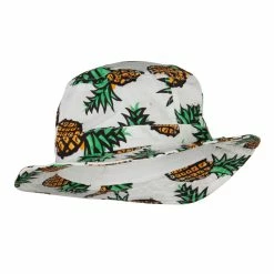 Jeanne Simmons Women's Pineapple Bucket Hat -Adams Shop pa003bh white 4