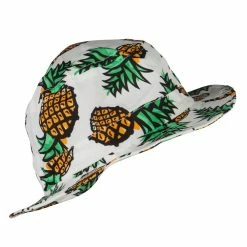 Jeanne Simmons Women's Pineapple Bucket Hat -Adams Shop pa003bh white 5