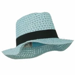 Hatiya Paper Crushable Panama Hat 100 Hatiya Paper Crushable Panama Hat -Adams Shop pc008cf blue 4 a430ebe6 4d2e 411b 9718 4a006a1eee92
