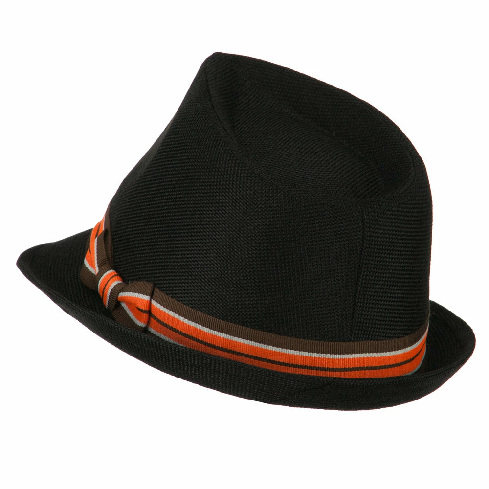 MinLee/Star/Vivian Youth Stripe Hat Band Fedora 4 MinLee/Star/Vivian Youth Stripe Hat Band Fedora - Image 2