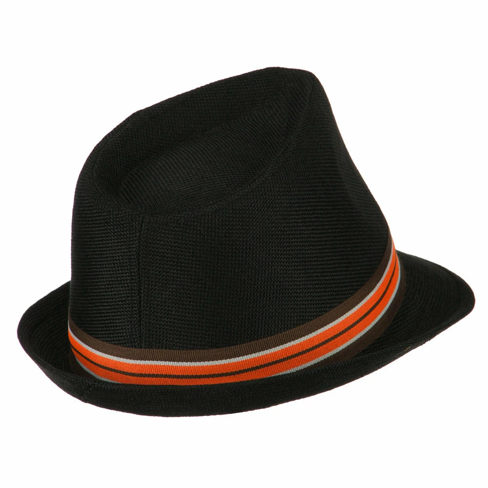 MinLee/Star/Vivian Youth Stripe Hat Band Fedora 5 MinLee/Star/Vivian Youth Stripe Hat Band Fedora - Image 3