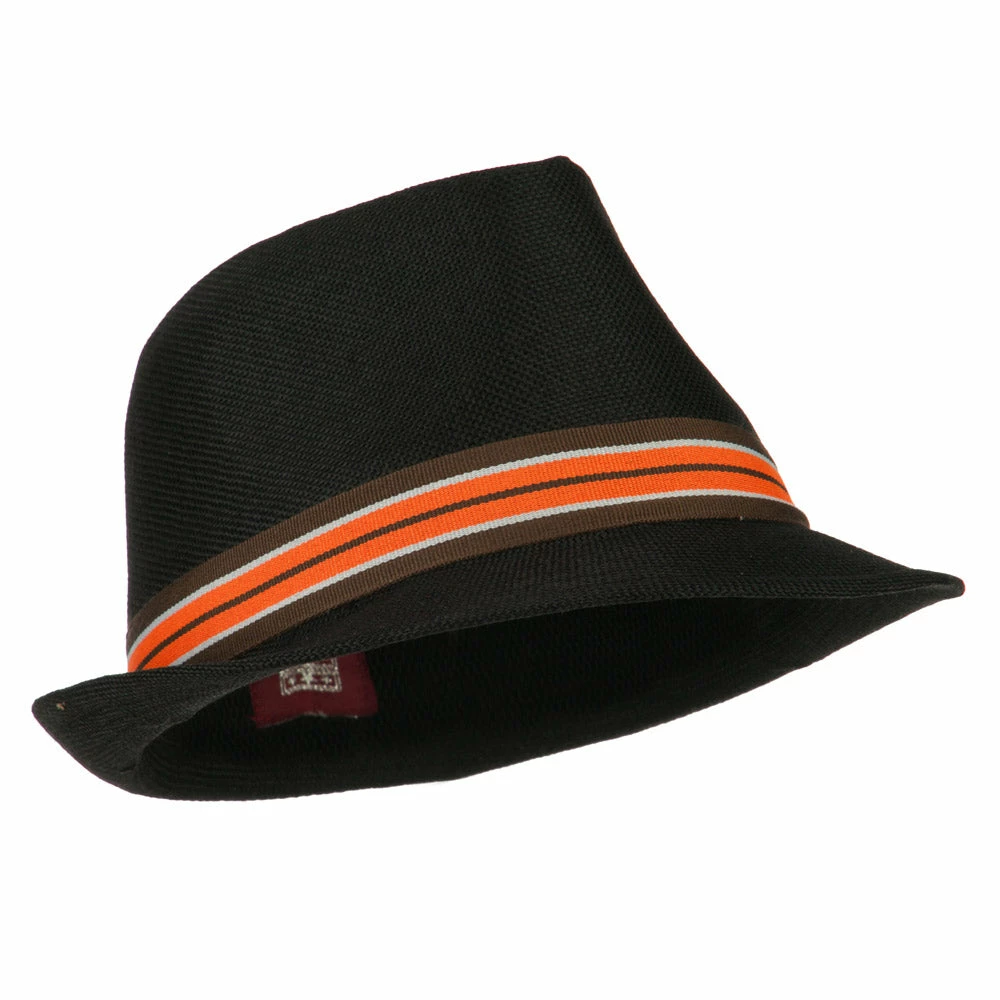 MinLee/Star/Vivian Youth Stripe Hat Band Fedora 6 MinLee/Star/Vivian Youth Stripe Hat Band Fedora - Image 4