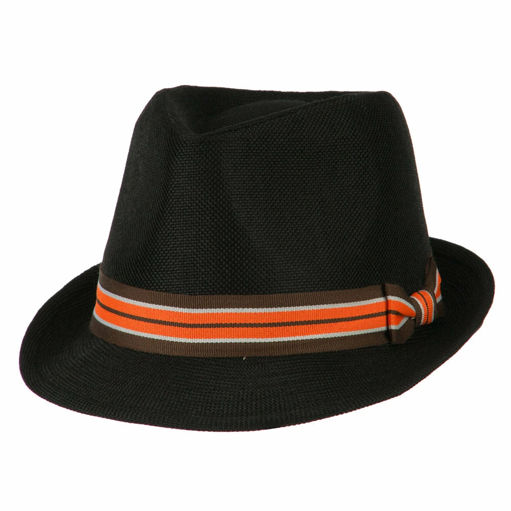 MinLee/Star/Vivian Youth Stripe Hat Band Fedora 7 MinLee/Star/Vivian Youth Stripe Hat Band Fedora - Image 5