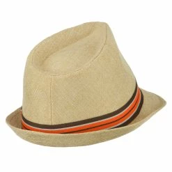 MinLee/Star/Vivian Youth Stripe Hat Band Fedora 19 MinLee/Star/Vivian Youth Stripe Hat Band Fedora -Adams Shop pe002cf navy 3