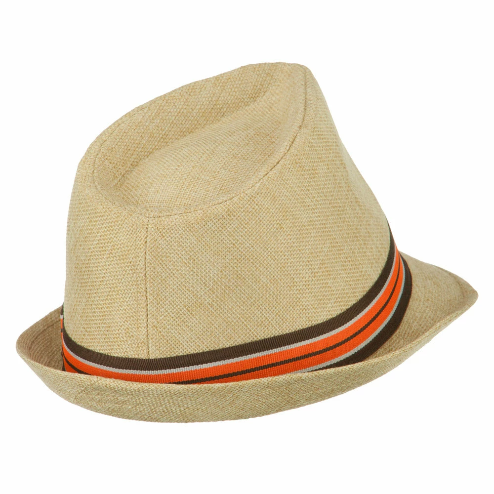 MinLee/Star/Vivian Youth Stripe Hat Band Fedora 10 MinLee/Star/Vivian Youth Stripe Hat Band Fedora - Image 8