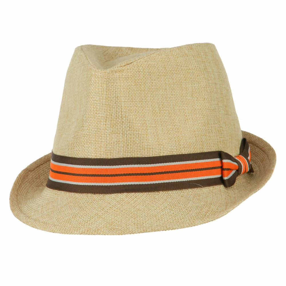 MinLee/Star/Vivian Youth Stripe Hat Band Fedora 12 MinLee/Star/Vivian Youth Stripe Hat Band Fedora - Image 10