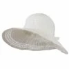 Jeanne Simmons 5 Inch Perforated Edge Brim Hat 2 Jeanne Simmons 5 Inch Perforated Edge Brim Hat -Adams Shop pe007fw 1