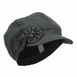 Jeanne Simmons Women's Plaid Flowers Newsboy