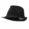 Hatiya Pleated Hat Band Straw Fedora Hat 1 Hatiya Pleated Hat Band Straw Fedora Hat -Adams Shop ph001cf 1 1