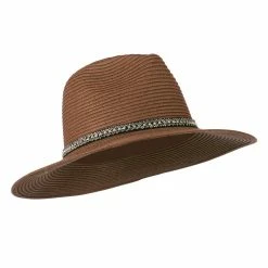 Something Special Jewel Band Panama Fedora 35 Something Special Jewel Band Panama Fedora -Adams Shop pj002cf brown 4 1