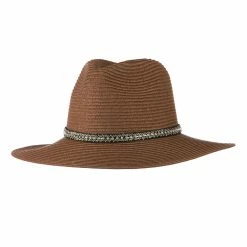 Something Special Jewel Band Panama Fedora 36 Something Special Jewel Band Panama Fedora -Adams Shop pj002cf brown 5 1