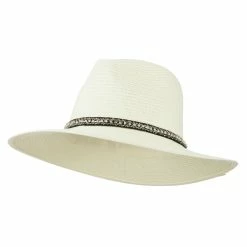 Something Special Jewel Band Panama Fedora 47 Something Special Jewel Band Panama Fedora -Adams Shop pj005cf white 1 2