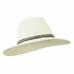 Something Special Jewel Band Panama Fedora 50 Something Special Jewel Band Panama Fedora -Adams Shop pj005cf white 4 1
